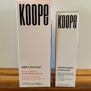 NWT Koope Milk Cleanser + Moisturizer (2 pack)